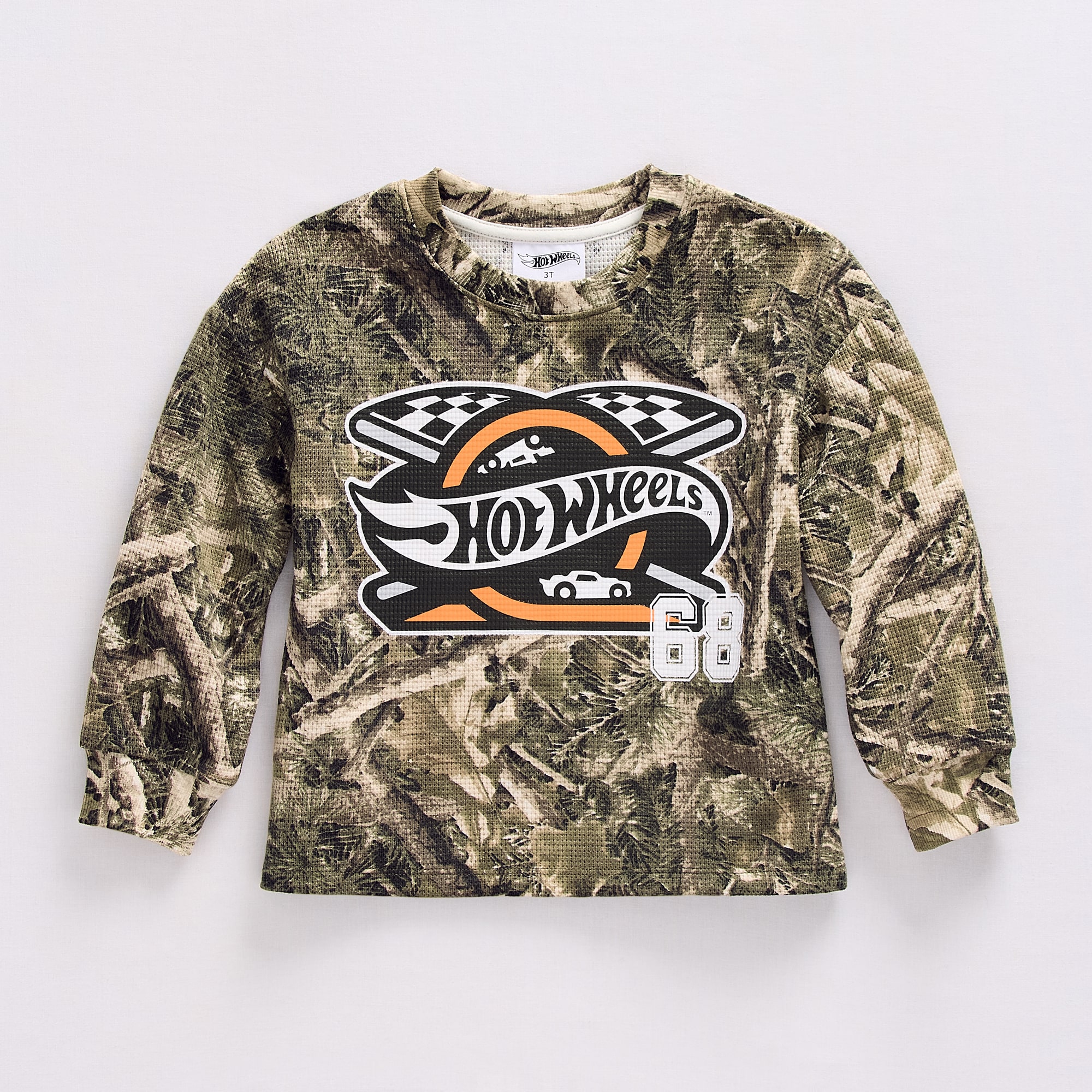 Grayson Little Toddler Boys Crew Neck Long Sleeve Hot Wheels Sweatshirt