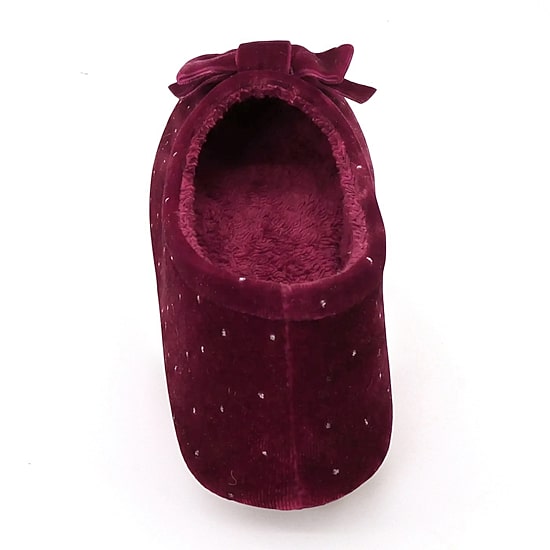 Isotoner Velvet Womens Ballerina Slippers