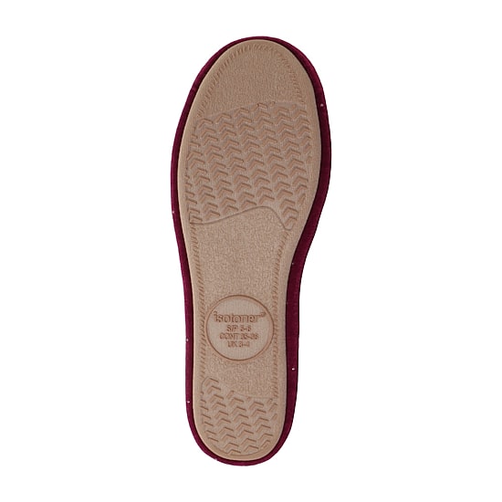 Isotoner Velvet Womens Ballerina Slippers