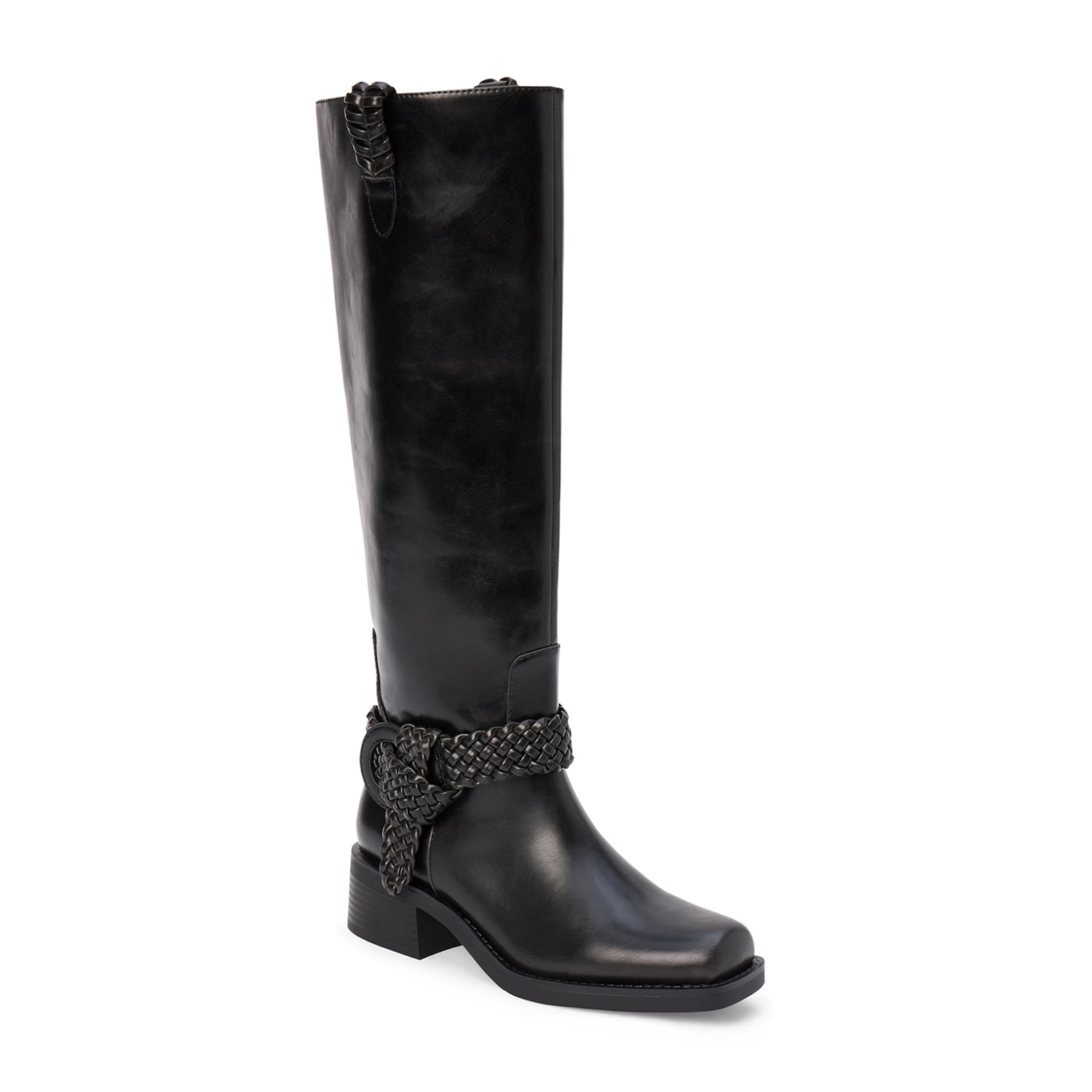 COCONUTS BY Matisse Womens Cheyenne Block Heel Riding Boots