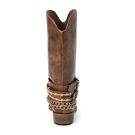 COCONUTS BY Matisse Womens Billy Block Heel Cowboy Boots