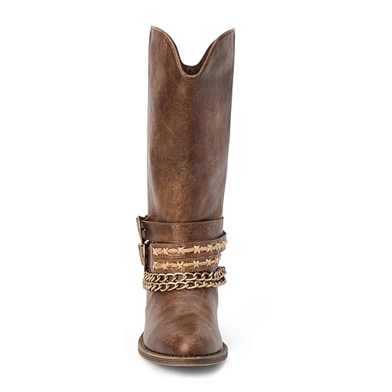 COCONUTS BY Matisse Womens Billy Block Heel Cowboy Boots