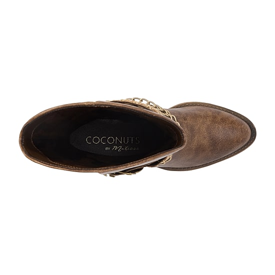 COCONUTS BY Matisse Womens Billy Block Heel Cowboy Boots