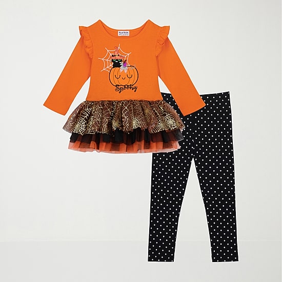 Blueberi Boulevard Halloween Toddler Girls Knit 2-pc. Legging Set