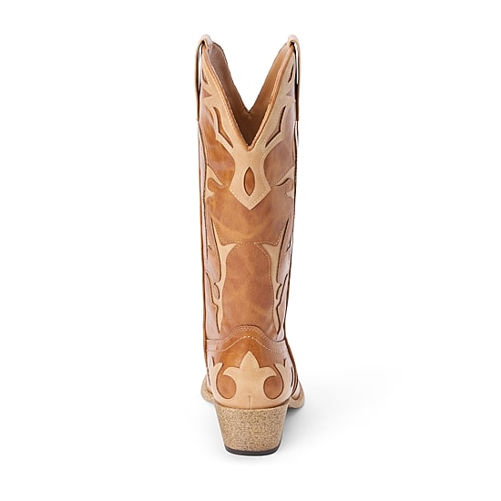 COCONUTS BY Matisse Womens Wylie Block Heel Cowboy Boots