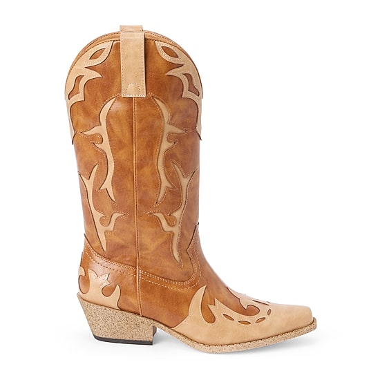 COCONUTS BY Matisse Womens Wylie Block Heel Cowboy Boots