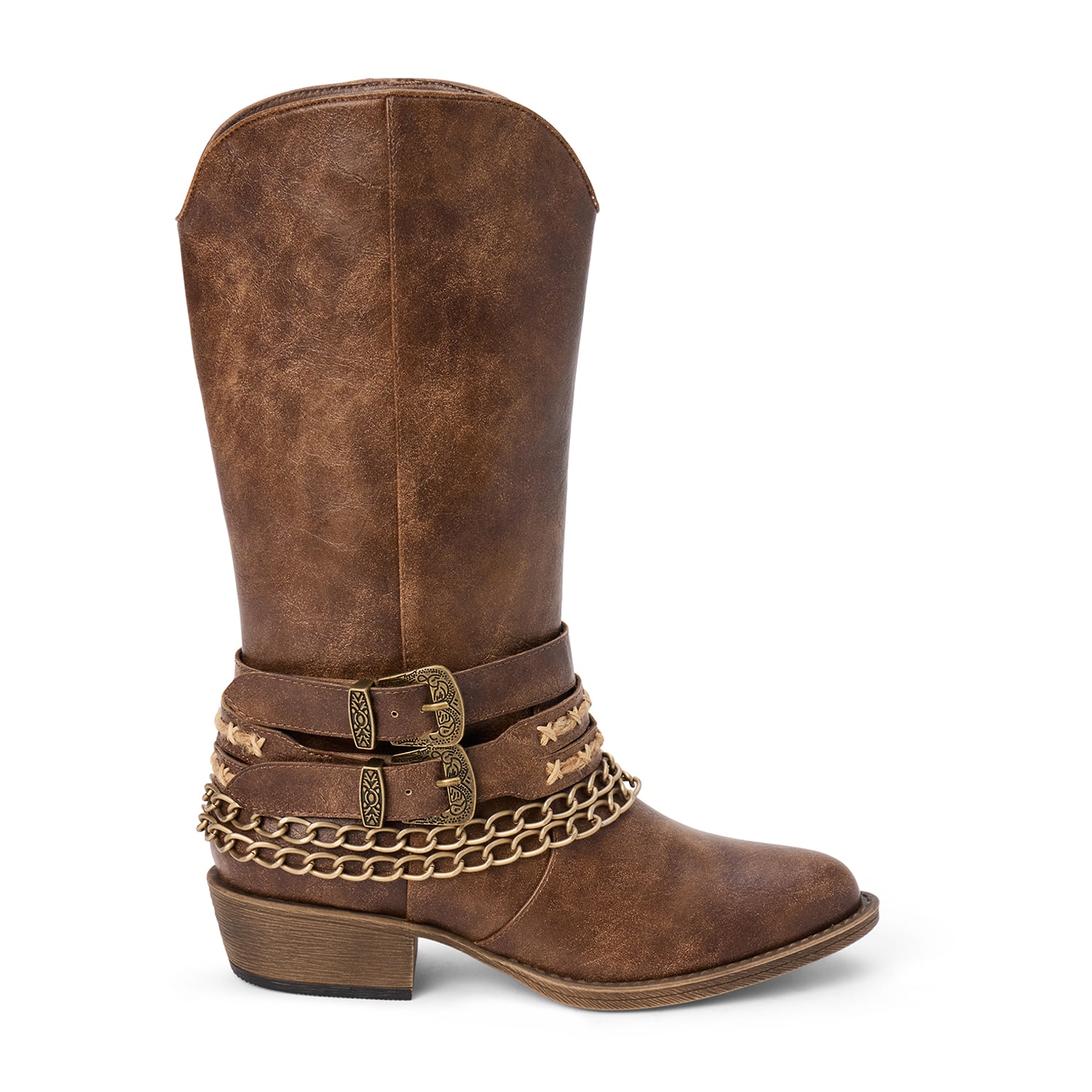COCONUTS BY Matisse Womens Billy Block Heel Cowboy Boots