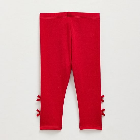 Okie Dokie Baby Girls Knit Skinny Full Length Leggings