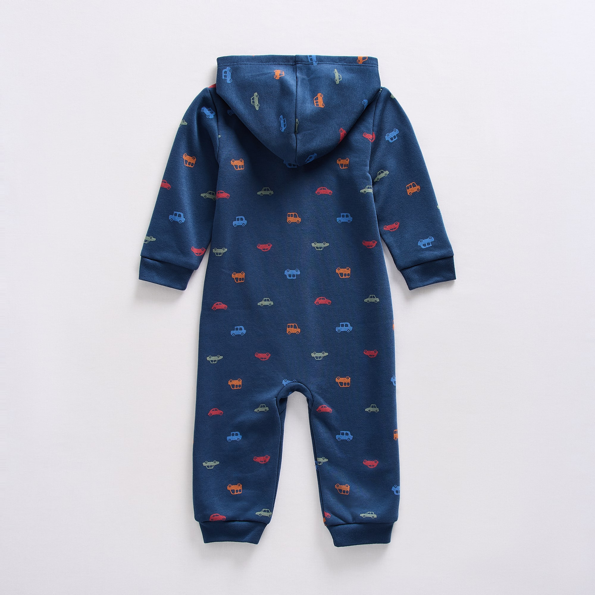 Okie Dokie Baby Boys Hooded Long Sleeve Jumpsuit