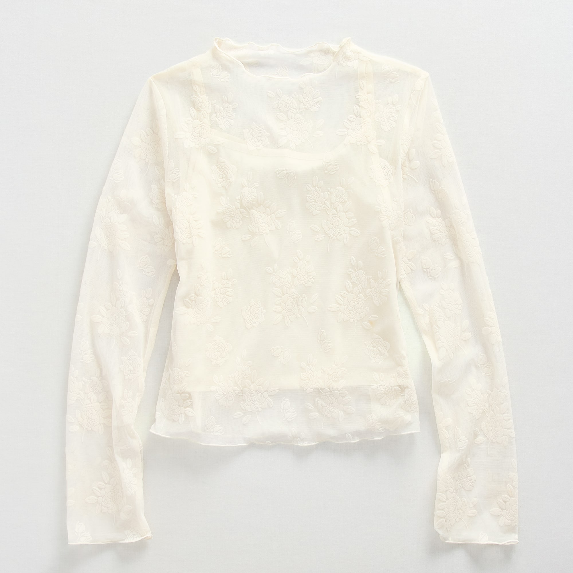 Thereabouts Little & Big Kid Girls Round Neck Long Sleeve 2-pc. T-Shirt