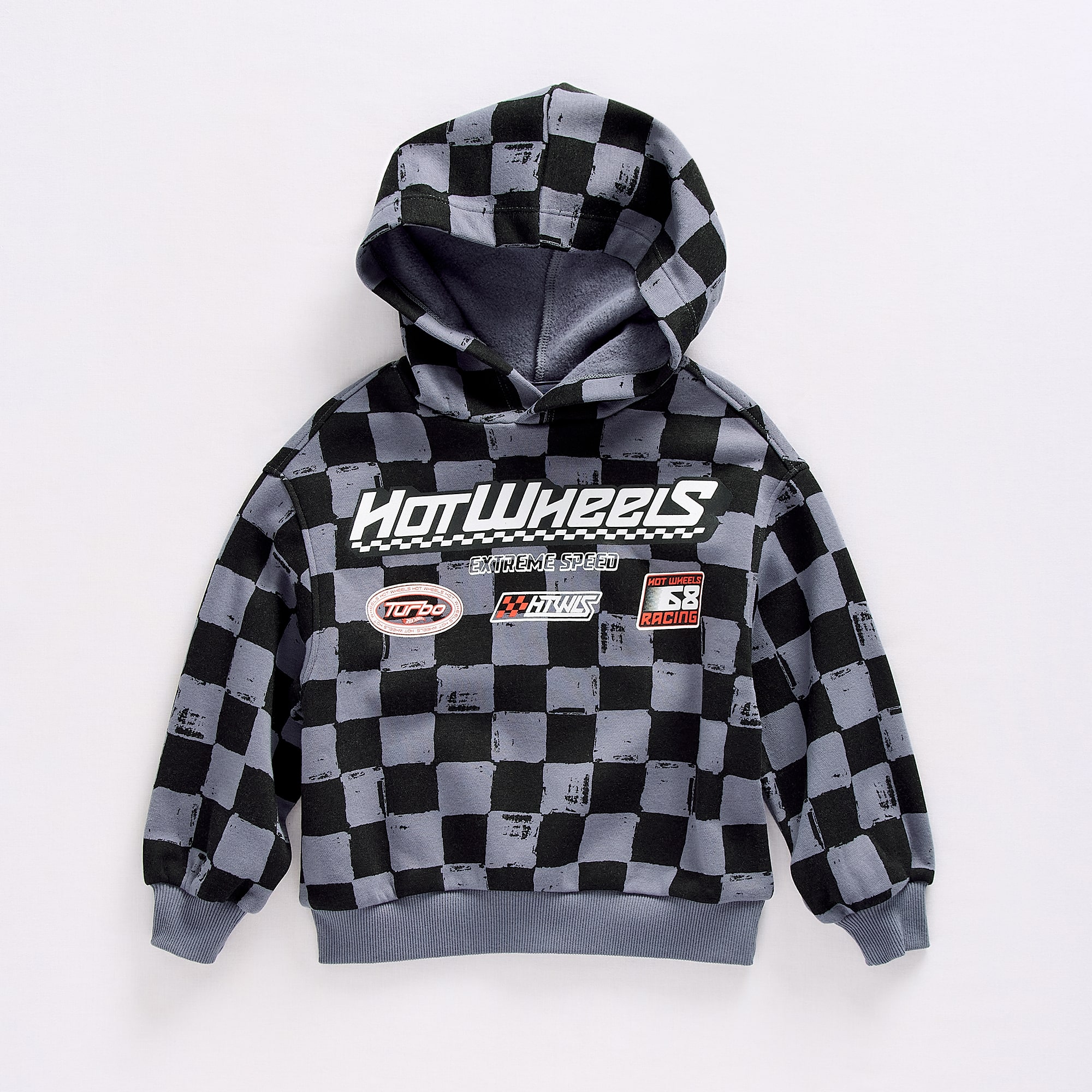 Grayson Little Toddler Boys Long Sleeve Hot Wheels Fleece Hoodie