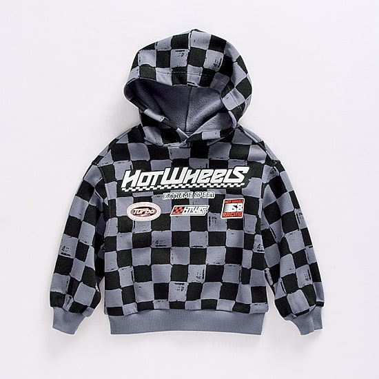 Grayson Little Toddler Boys Long Sleeve Hot Wheels Fleece Hoodie