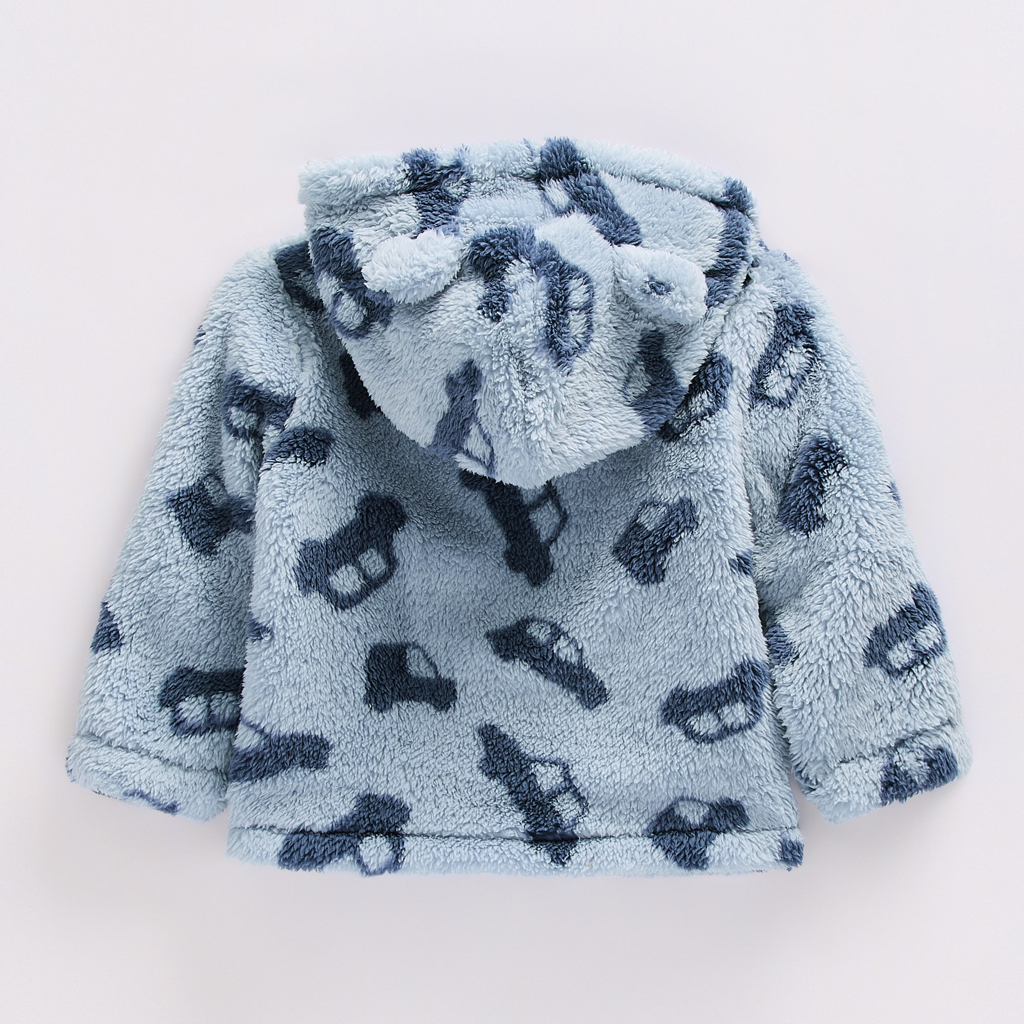 Okie Dokie Sherpa Baby Boys Hooded Jacket