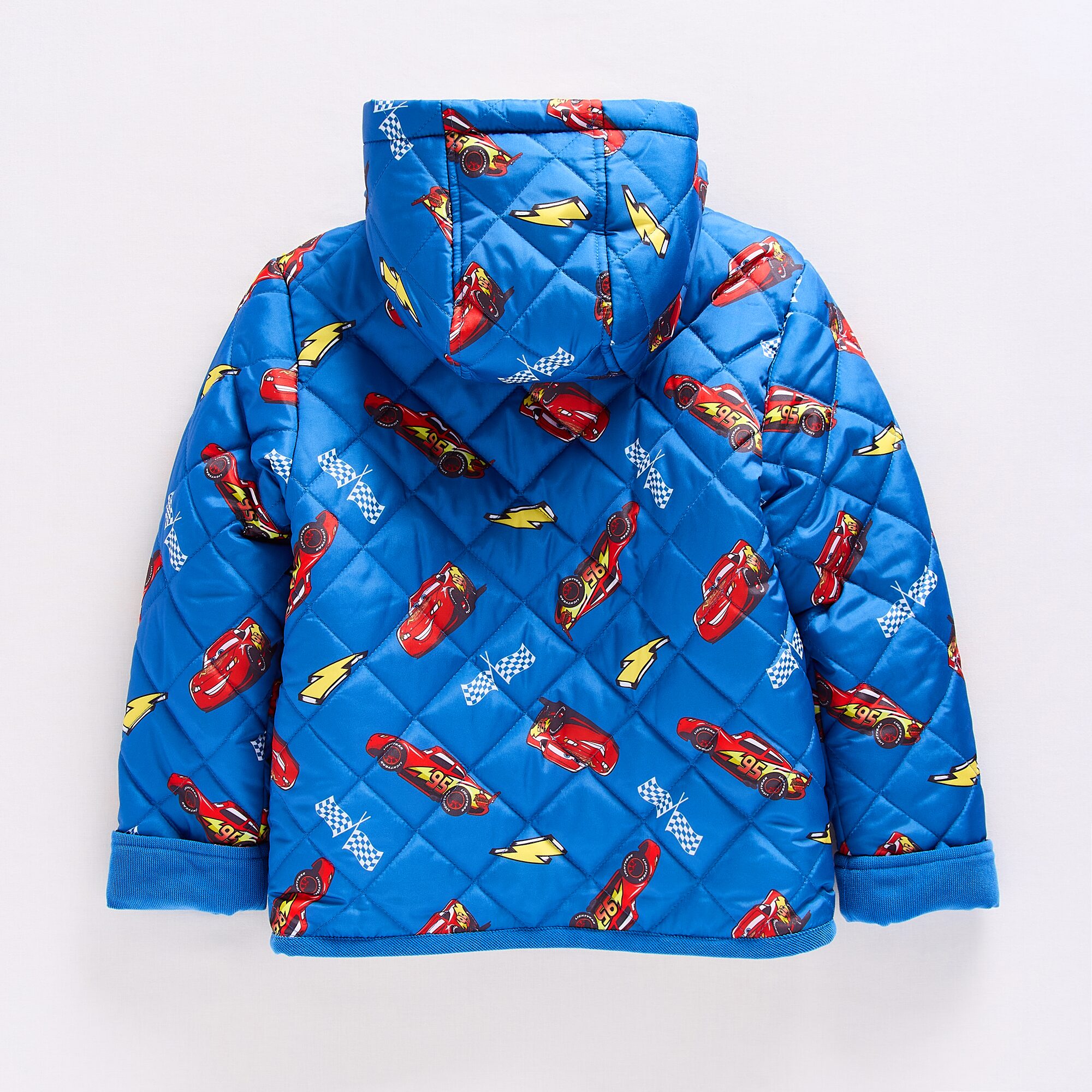 Disney Collection Little & Big Kid Boys Cars Fleece Lined Heavyweight Quilted Jacket
