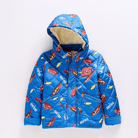 Disney Collection Little & Big Kid Boys Cars Fleece Lined Heavyweight Quilted Jacket