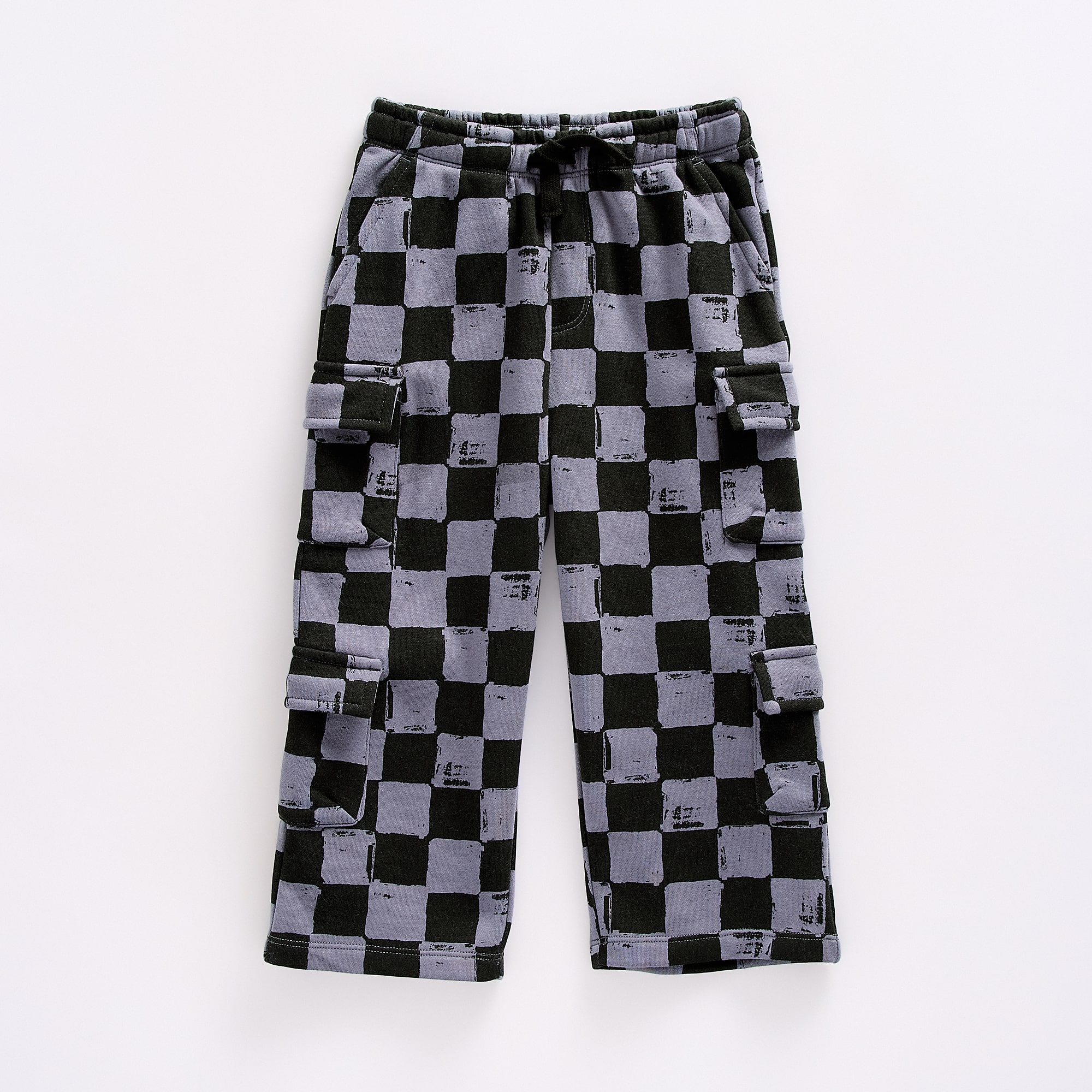 Grayson Little Toddler Boys Drawstring Waist Straight Mid Rise Relaxed Fit Fleece Jogger Pant
