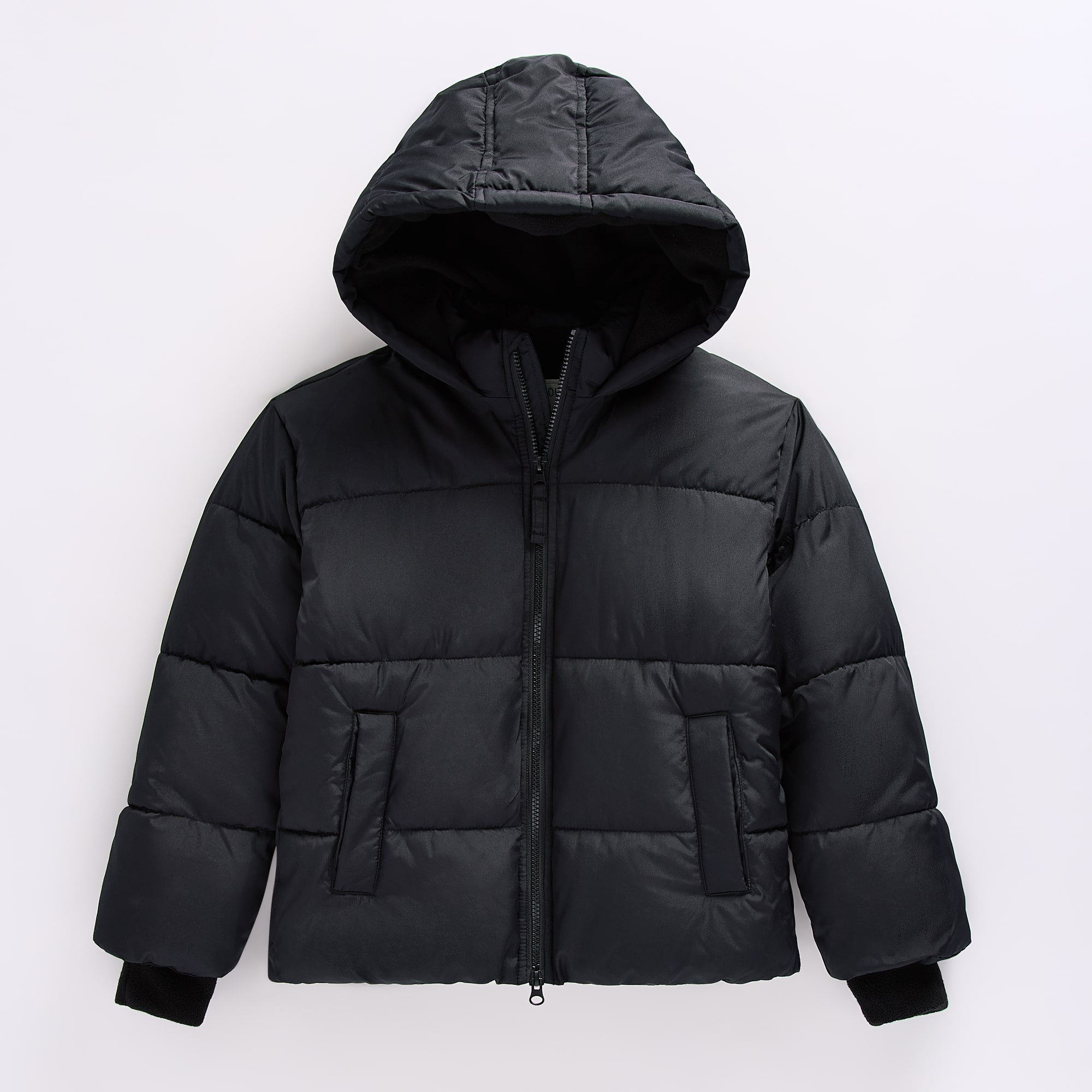 Thereabouts Little & Big Kid Boys Adaptive Hooded Water Resistant Easy-on + Easy-off Heavyweight Puffer Jacket