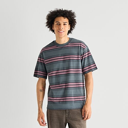 Arizona Mens Crew Neck Short Sleeve T-shirt In Black