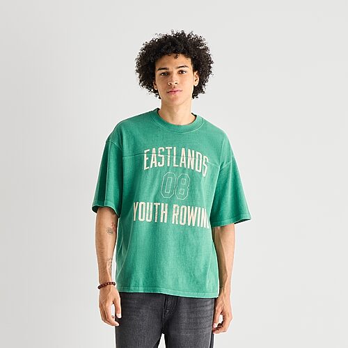 Arizona Mens Crew Neck Short Sleeve T-shirt In Green