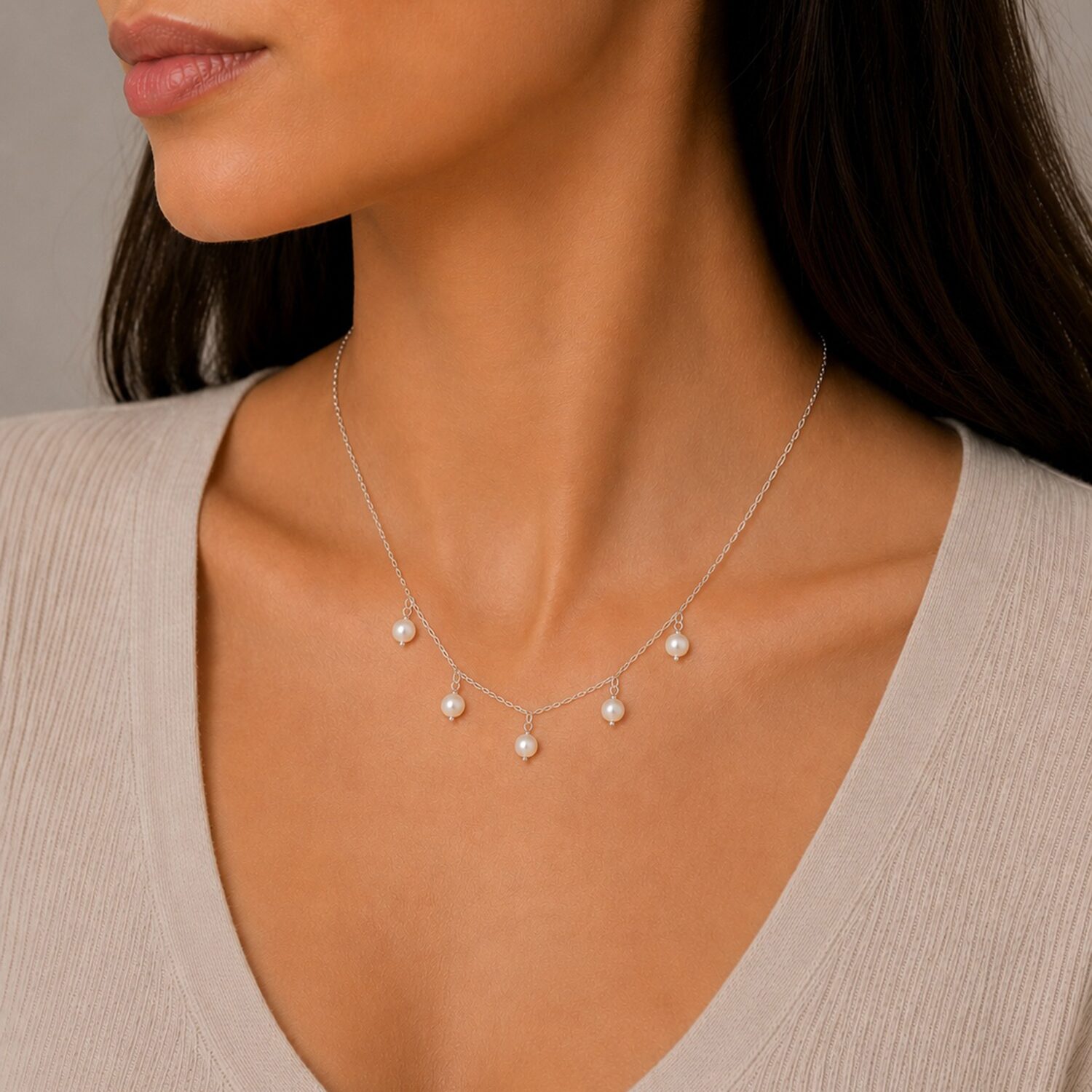 Limited Quantities! Womens White Cultured Freshwater Pearl Sterling Silver 18 Inch Pendant Necklace