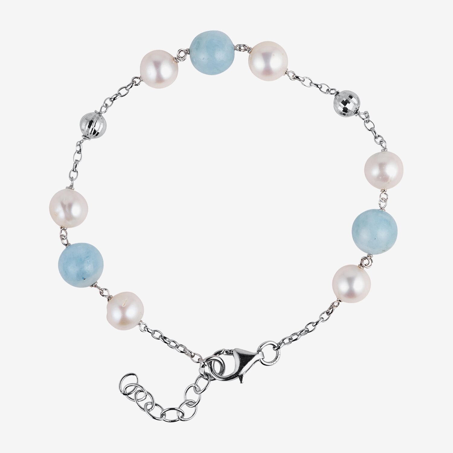 Limited Quantities! Womens White Cultured Freshwater Pearl Sterling Silver Strand Bracelet
