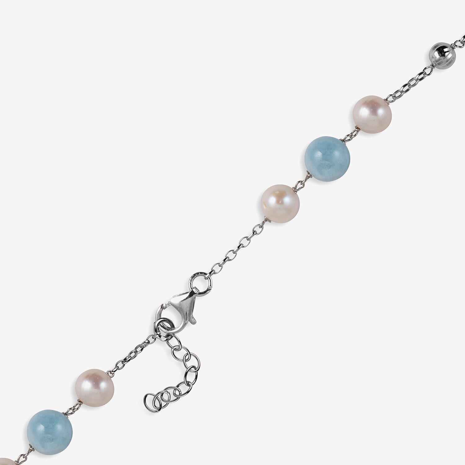 Limited Quantities! Womens White Cultured Freshwater Pearl Sterling Silver Strand Bracelet