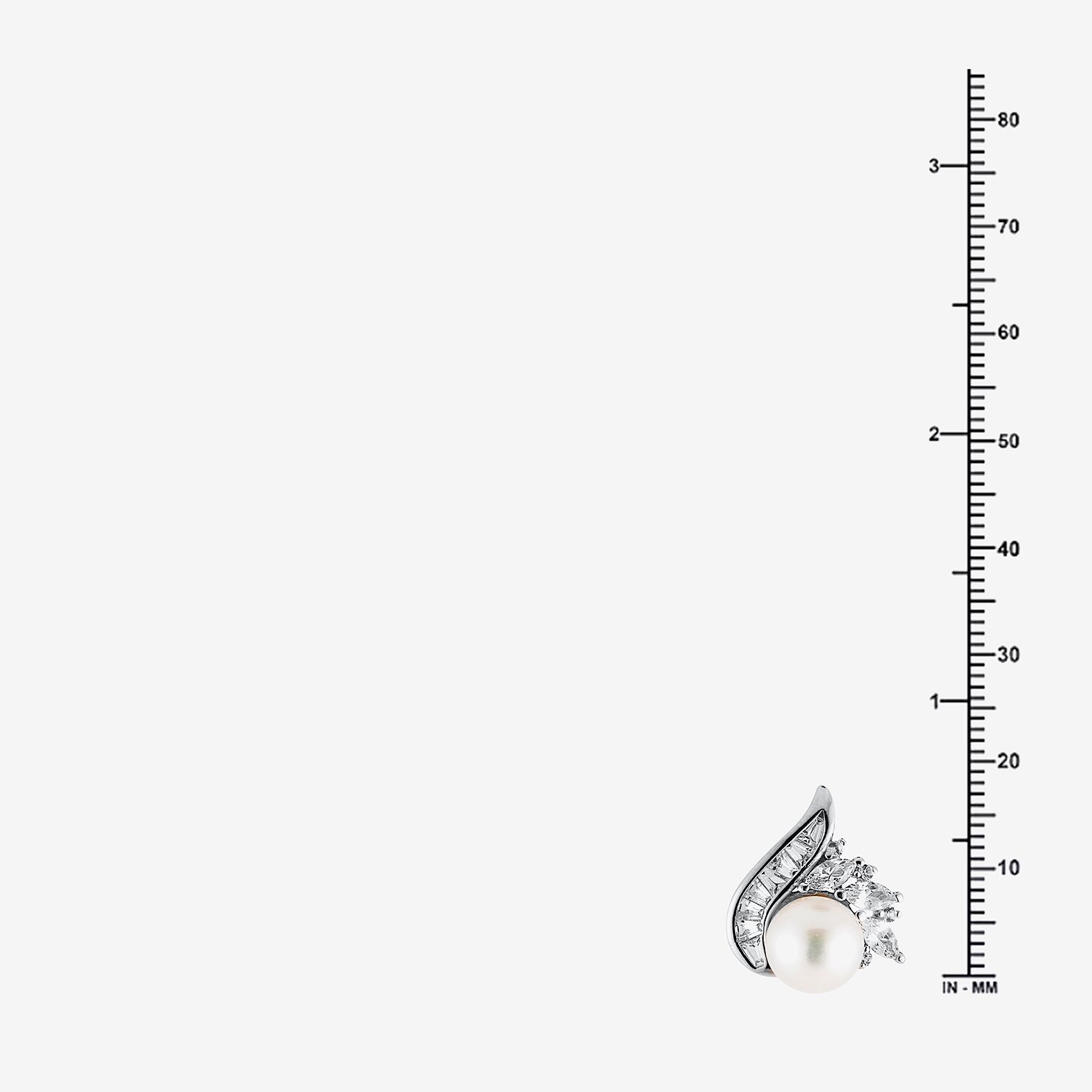 Limited Quantities! White Cultured Freshwater Pearl Sterling Silver 19mm Stud Earrings