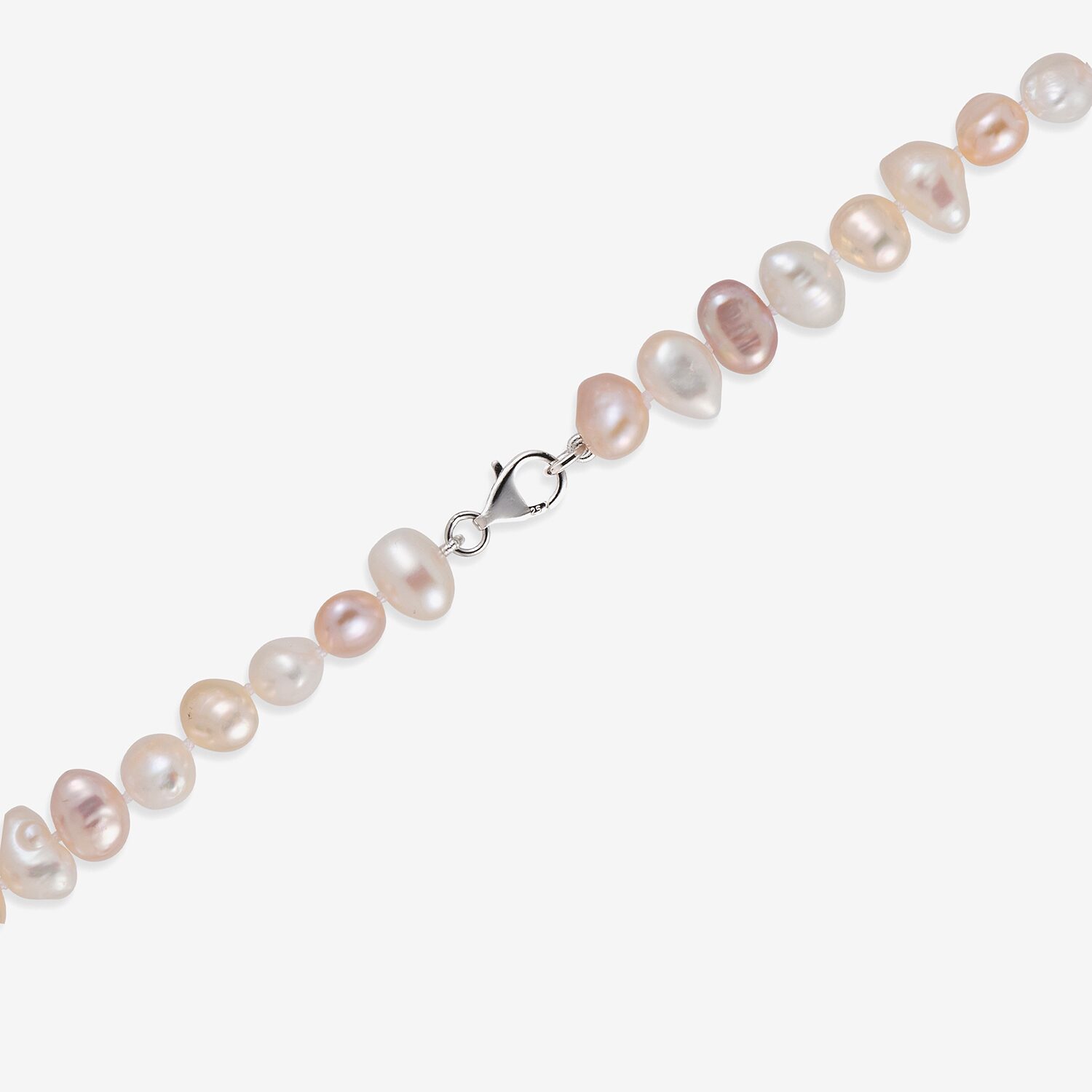 Limited Quantities! Womens Multi Color Sterling Silver Strand Necklace