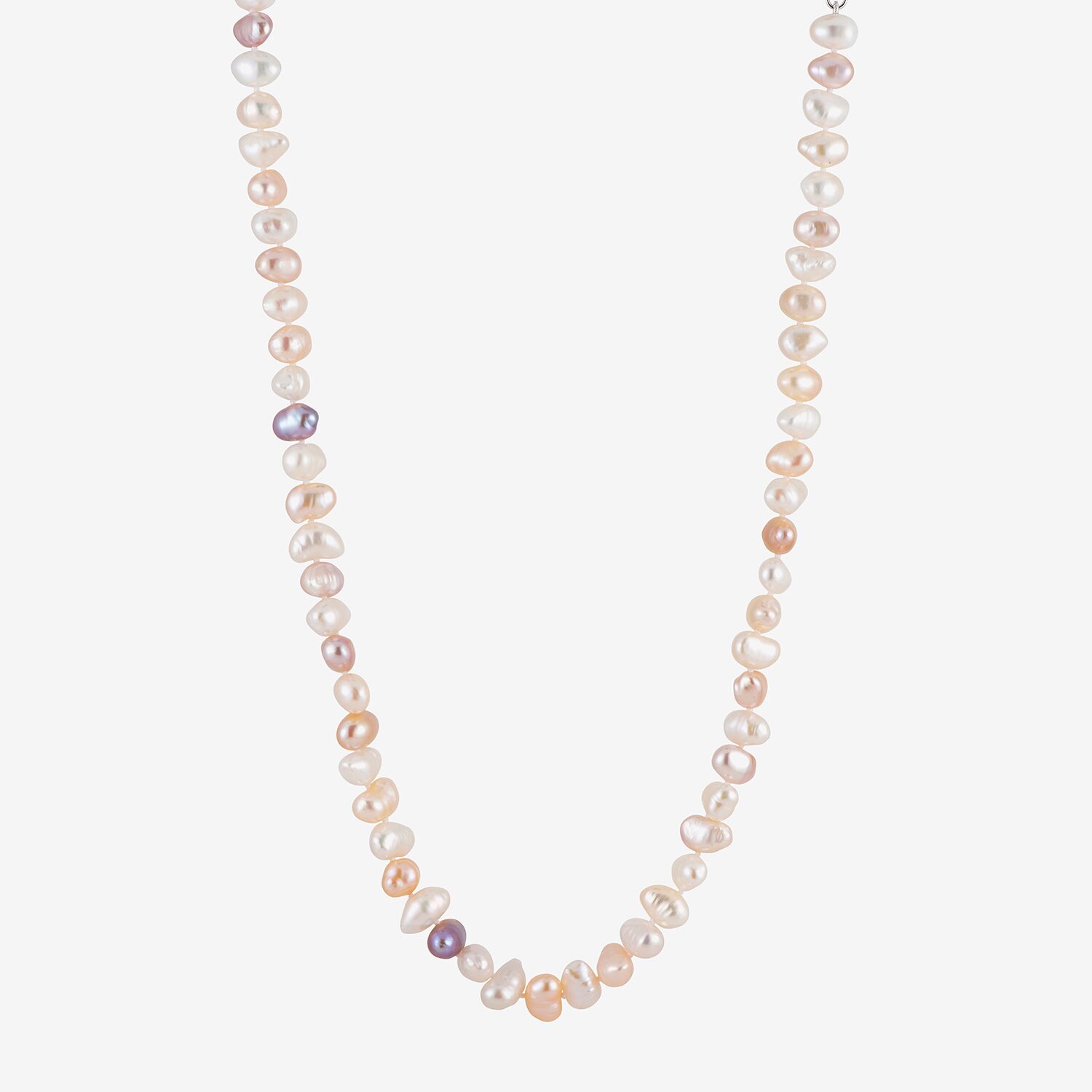 Limited Quantities! Womens Multi Color Sterling Silver Strand Necklace
