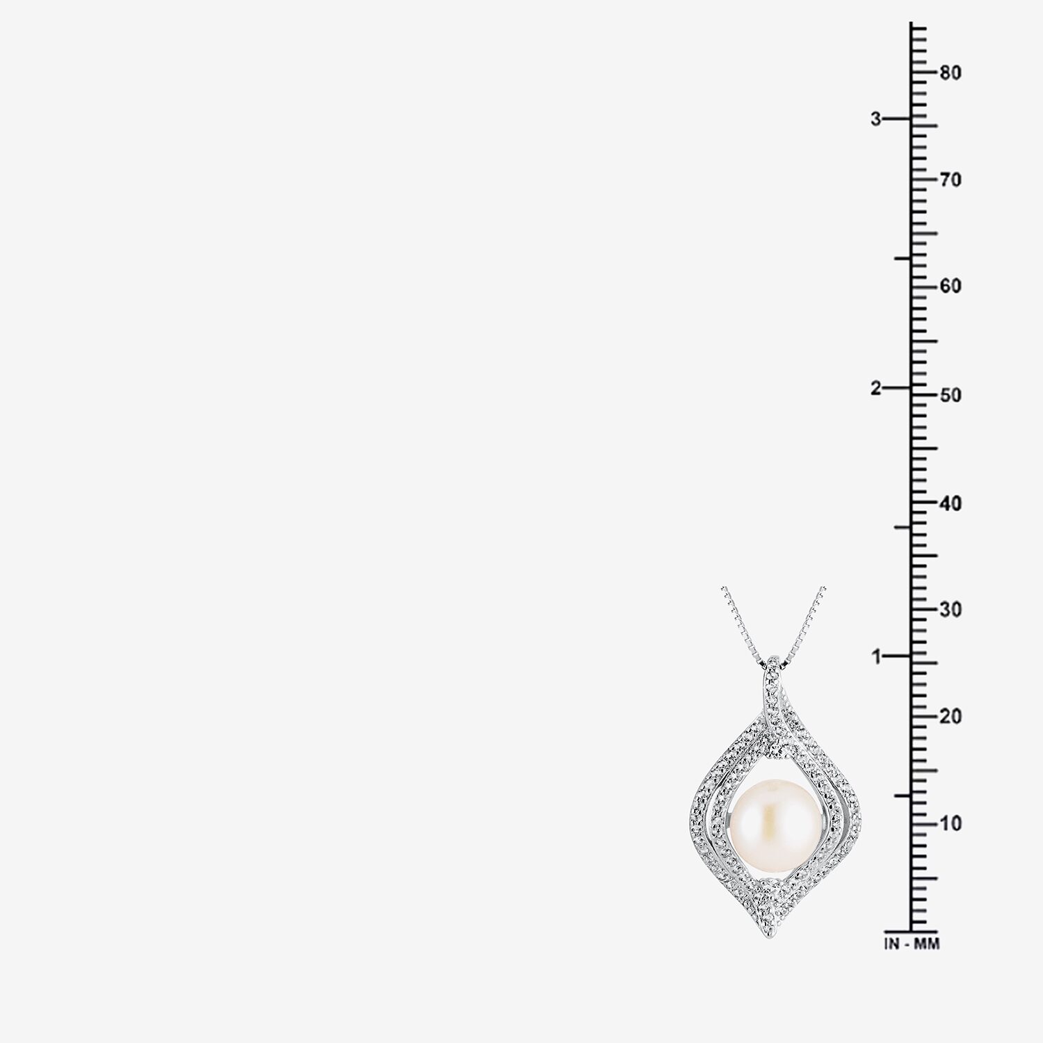 Limited Quantities! Womens White Cultured Freshwater Pearl Sterling Silver 18 Inch Pendant Necklace