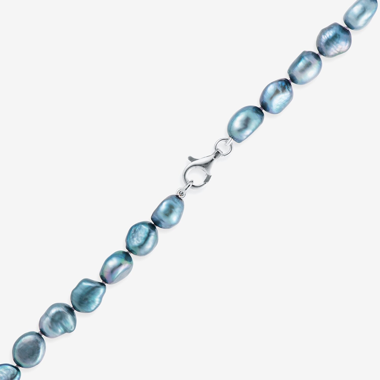 Limited Quantities! Womens Multi Color Sterling Silver Strand Necklace