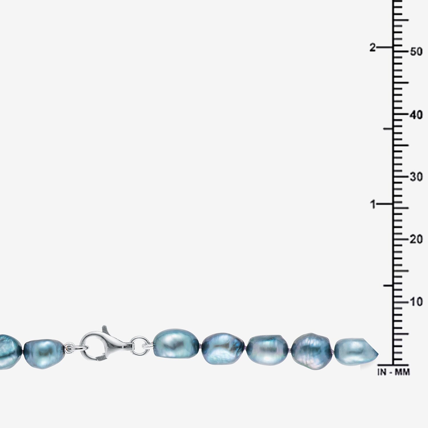 Limited Quantities! Womens Multi Color Sterling Silver Strand Necklace