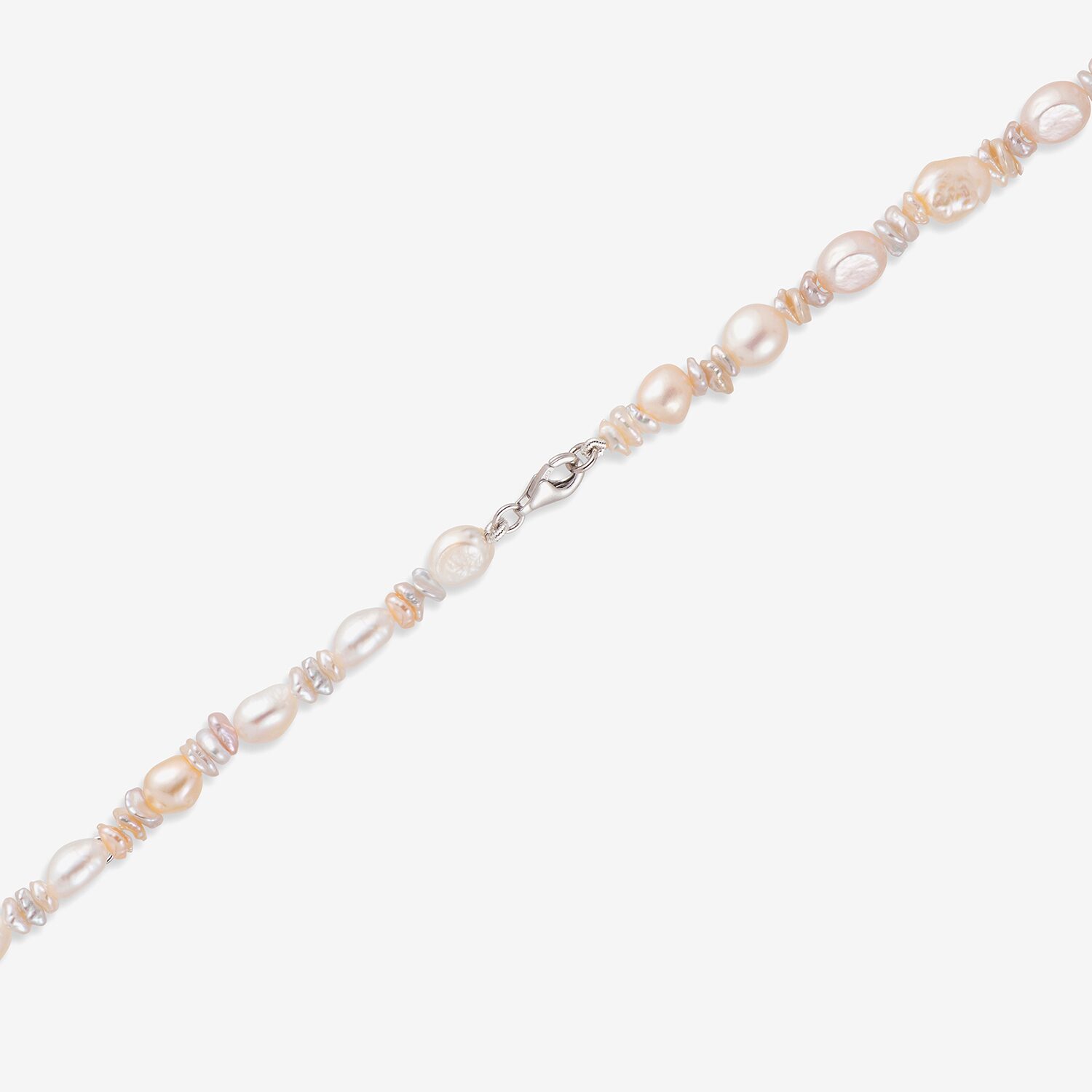 Limited Quantities! Womens Pink Sterling Silver Strand Necklace