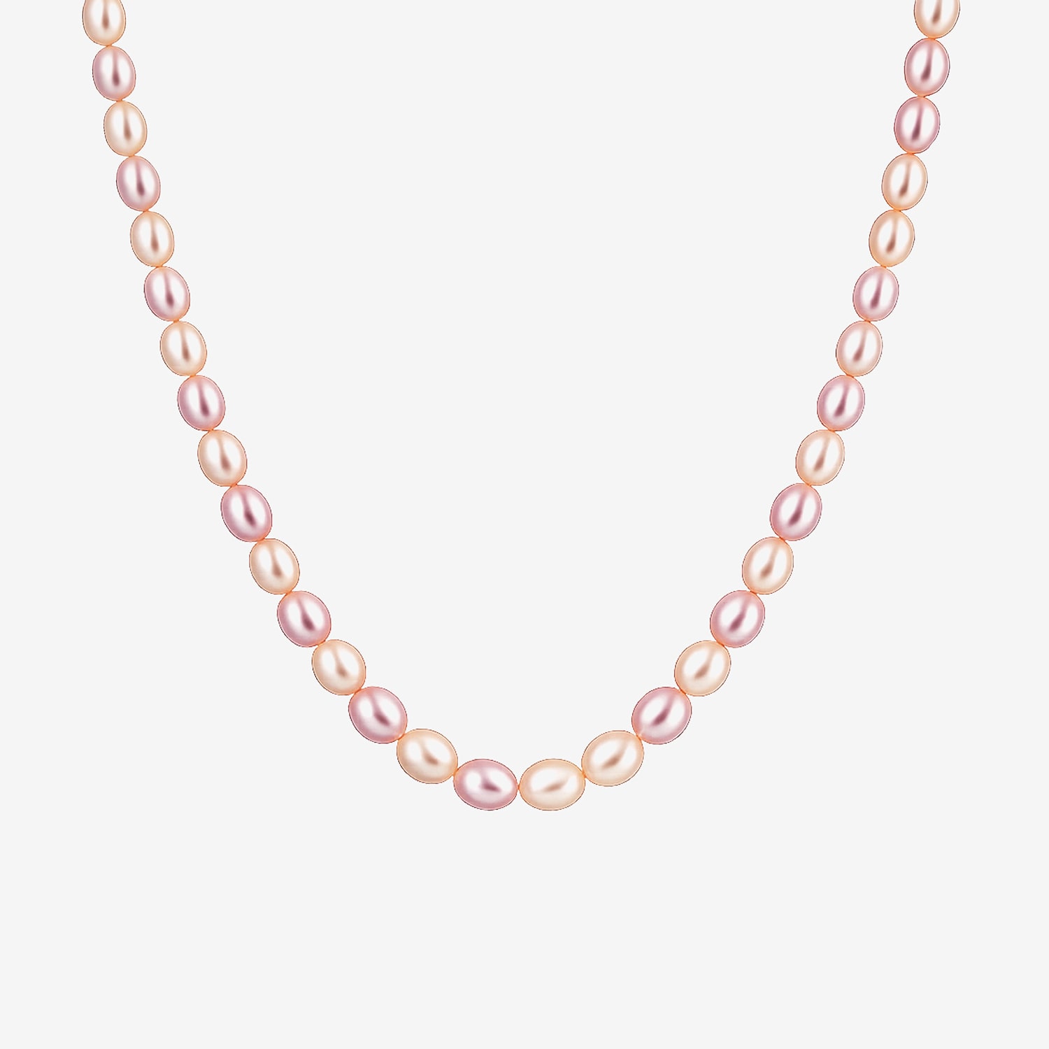 Limited Quantities! Womens Pink Sterling Silver Strand Necklace
