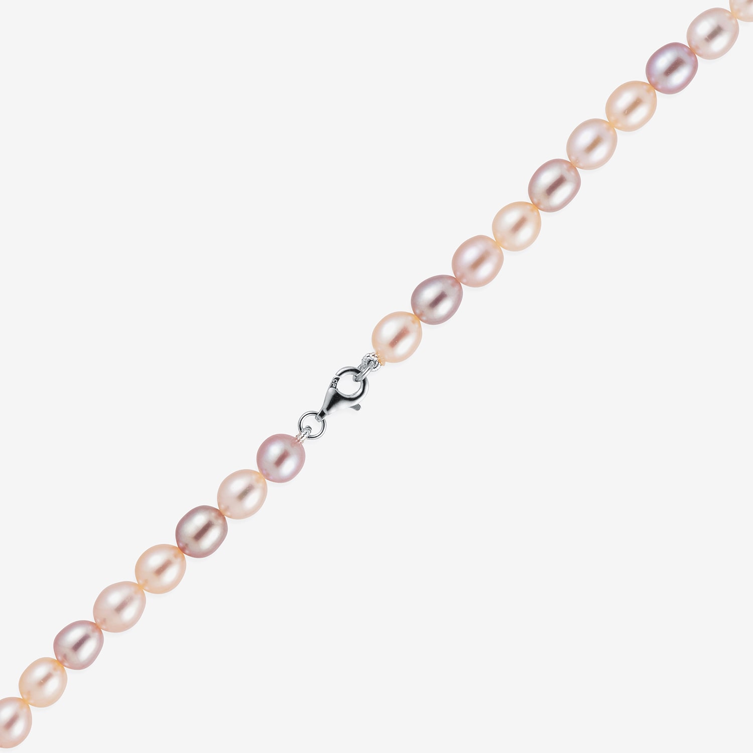 Limited Quantities! Womens Pink Sterling Silver Strand Necklace