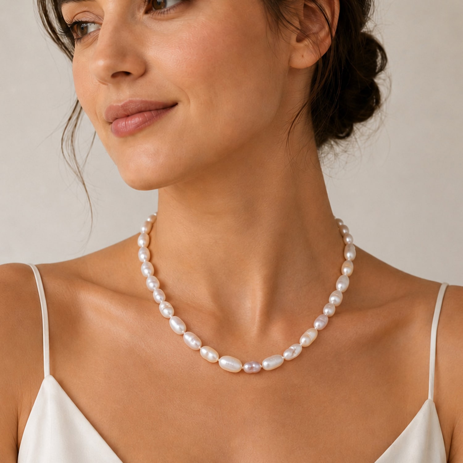 Limited Quantities! Womens Pink Sterling Silver Strand Necklace