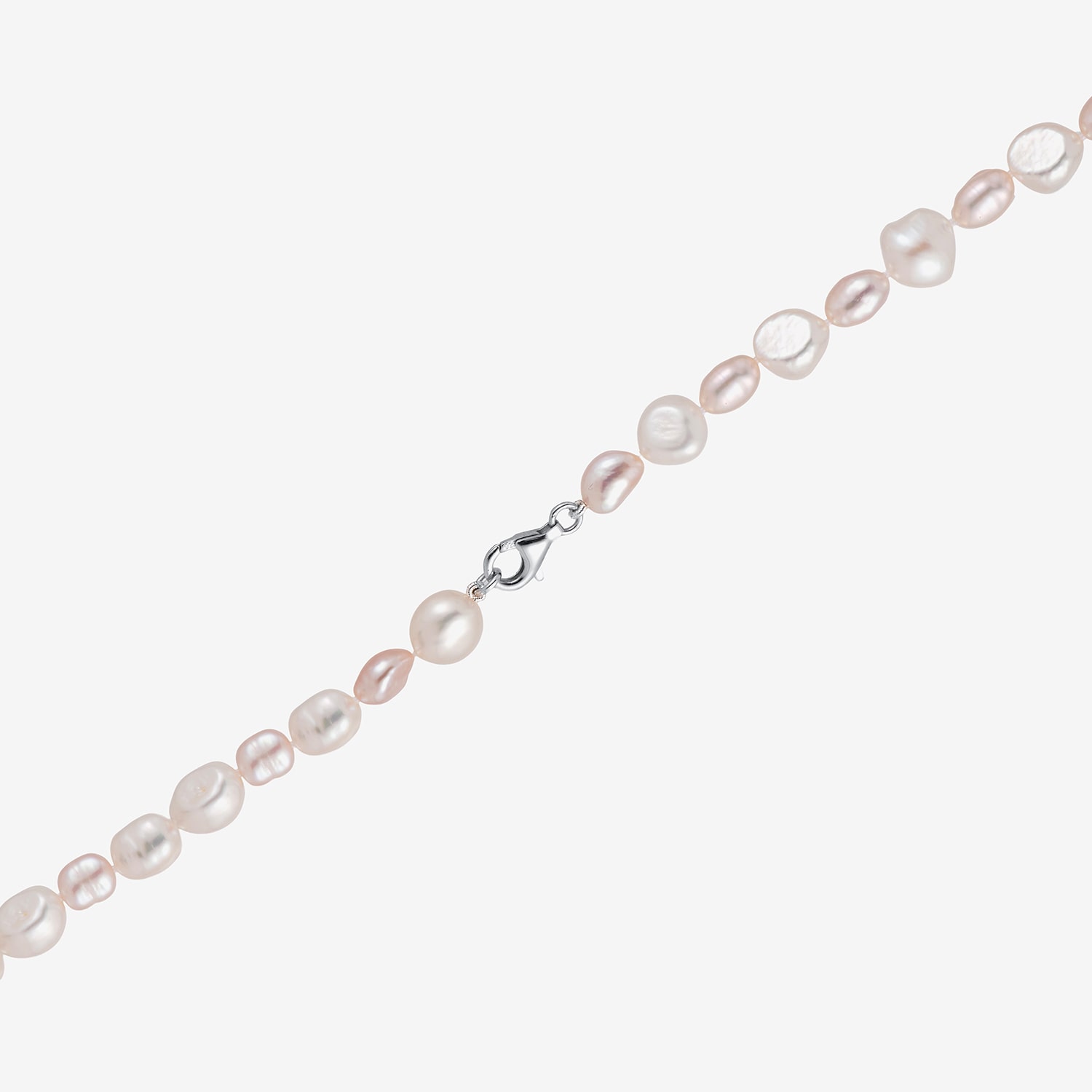 Limited Quantities! Womens Pink Sterling Silver Strand Necklace
