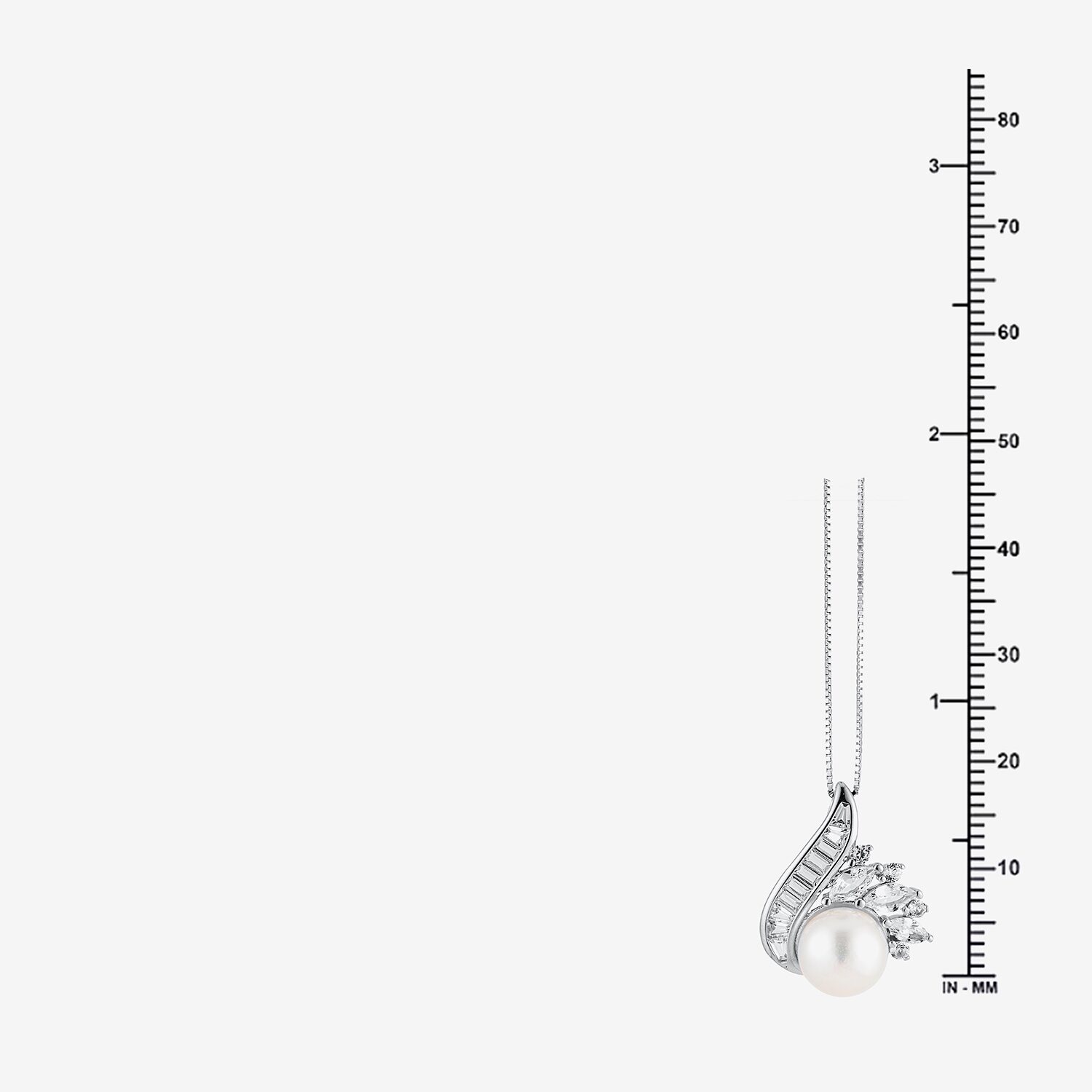 Limited Quantities! Womens White Cultured Freshwater Pearl Sterling Silver 18 Inch Pendant Necklace