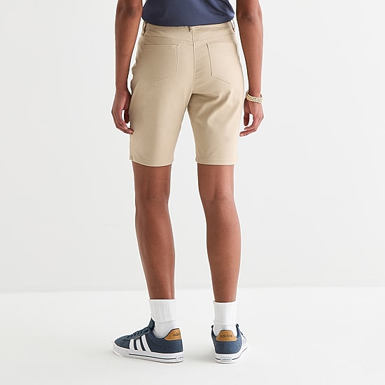 IZOD Womens Juniors Bermuda Short