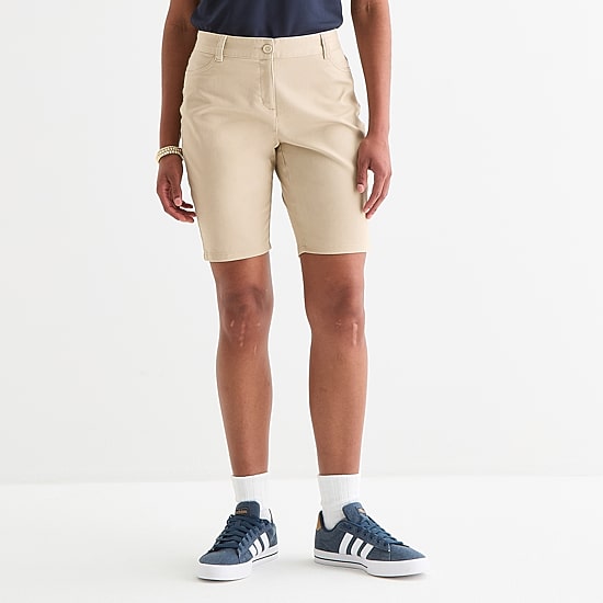IZOD Womens Juniors Bermuda Short