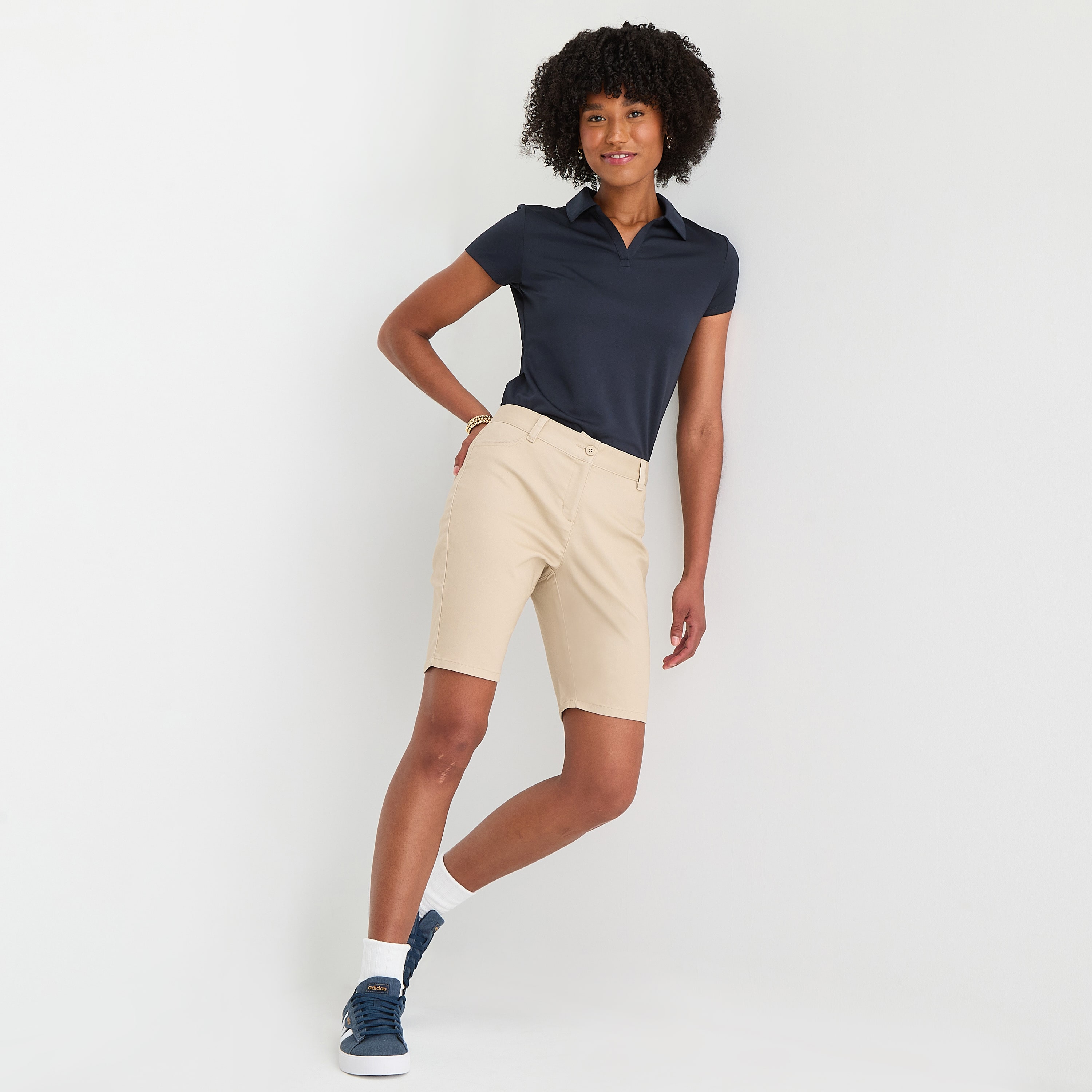 IZOD Womens Juniors Bermuda Short