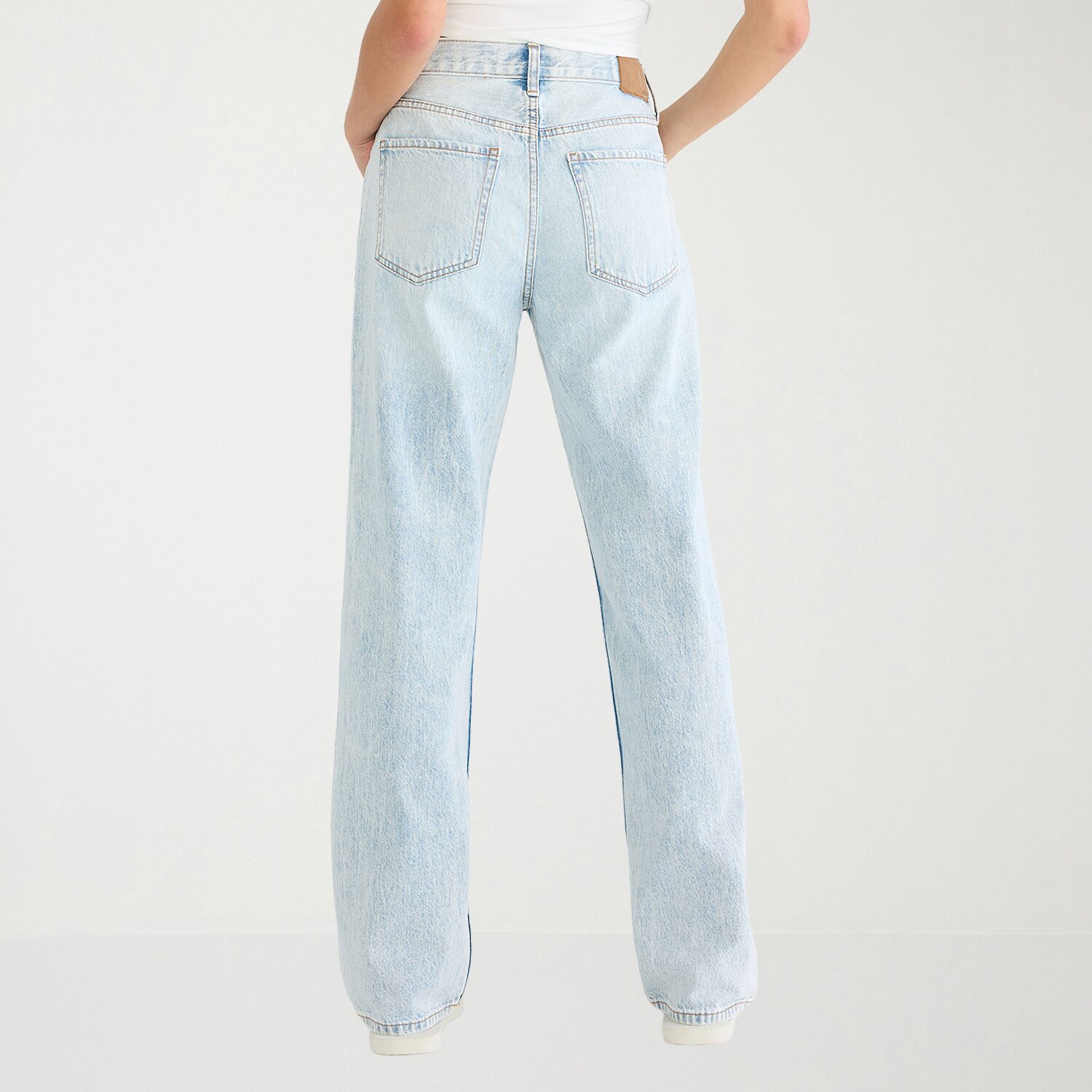 AEROPOSTALE Womens Juniors Short High Rise Baggy Fit Jean