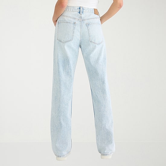 AEROPOSTALE Womens Juniors Short High Rise Baggy Fit Jean