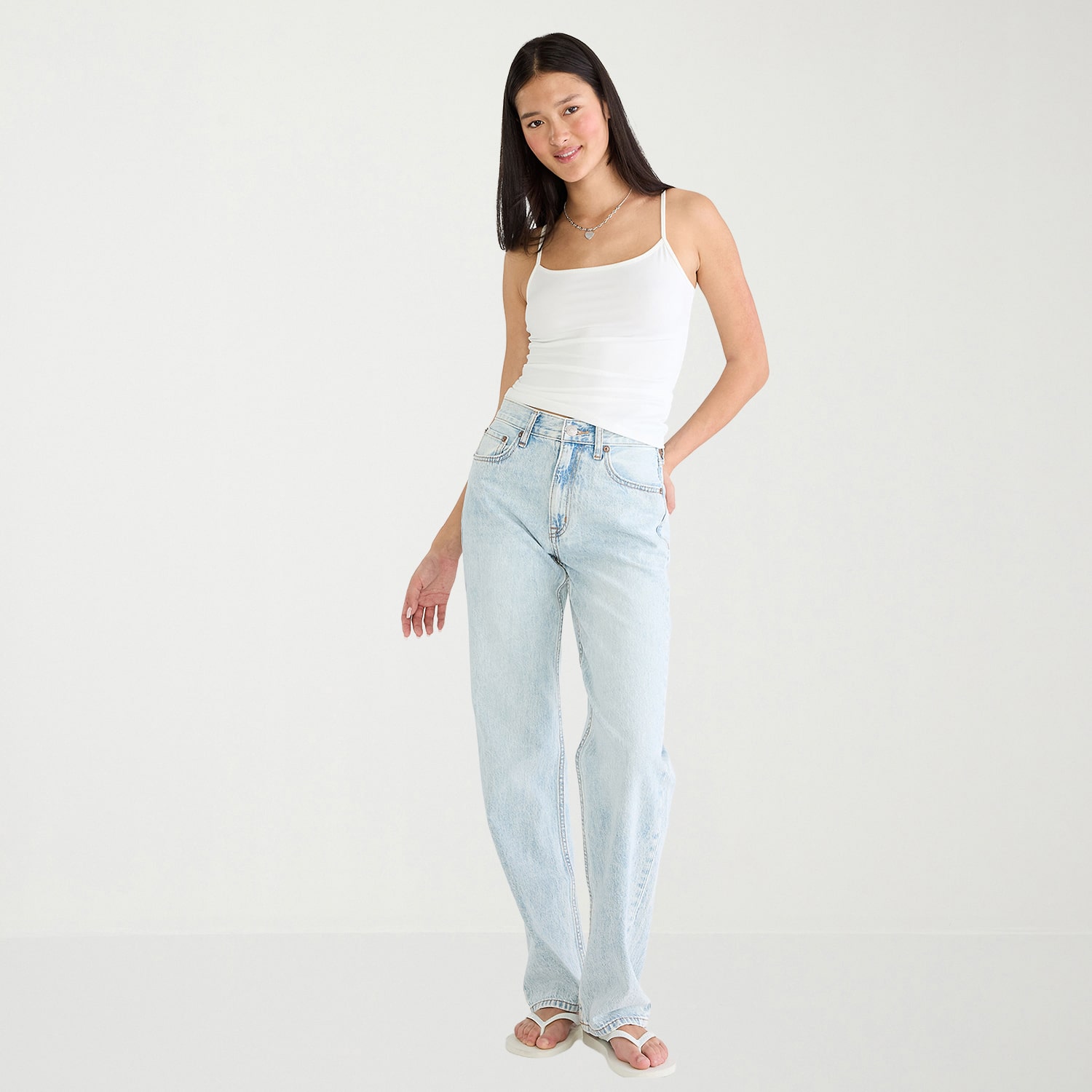 AEROPOSTALE Womens Juniors Short High Rise Baggy Fit Jean