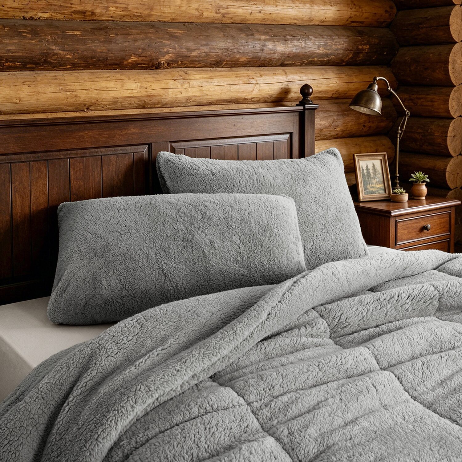 Awesome Home™ Sherpa Comforter Set Midweight Reversible