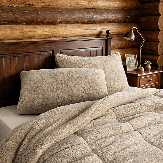 Awesome Home™ Sherpa Comforter Set Midweight Reversible Comforter Set