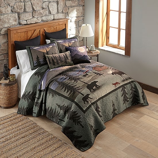 Donna Sharp Wild Retreat 3-pc. Easy Care Quilt Set