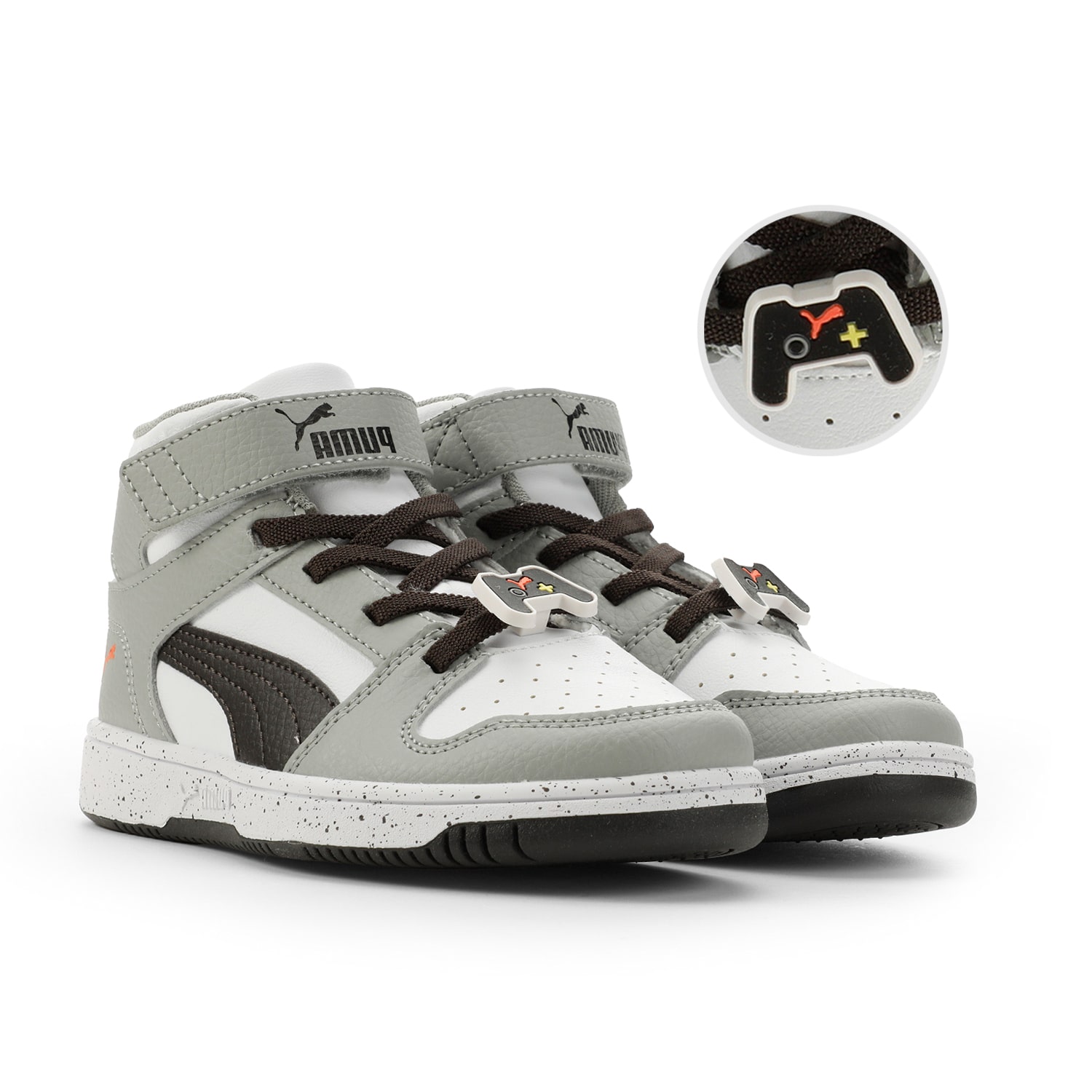 PUMA Rebound Layup Little Kid Boys Basketball Shoes