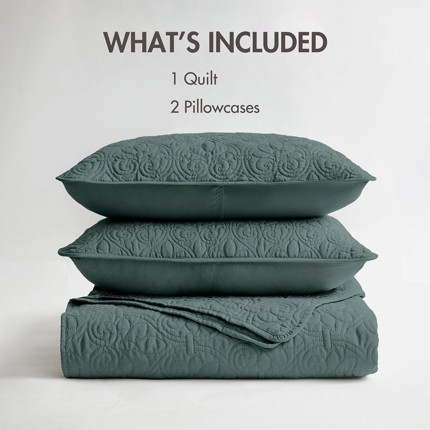 Madison Park Mansfield Antimicrobial Treated Reversible Quilt Set
