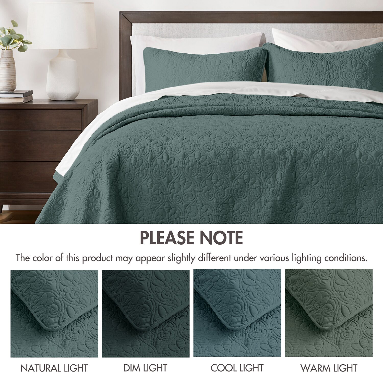 Madison Park Mansfield Antimicrobial Treated Reversible Quilt Set